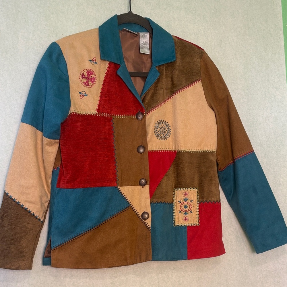 Koret Multicolor Patchwork Blazer
